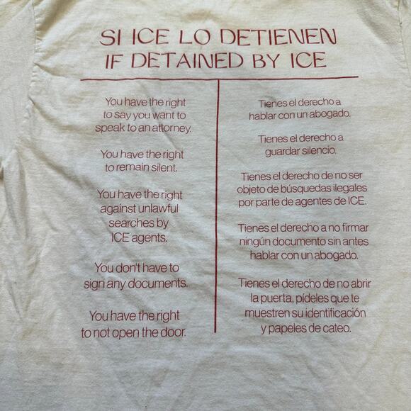 Chroma x AWAKE NY Protect People Not Borders Tee Size Small - Picture 4 of 6